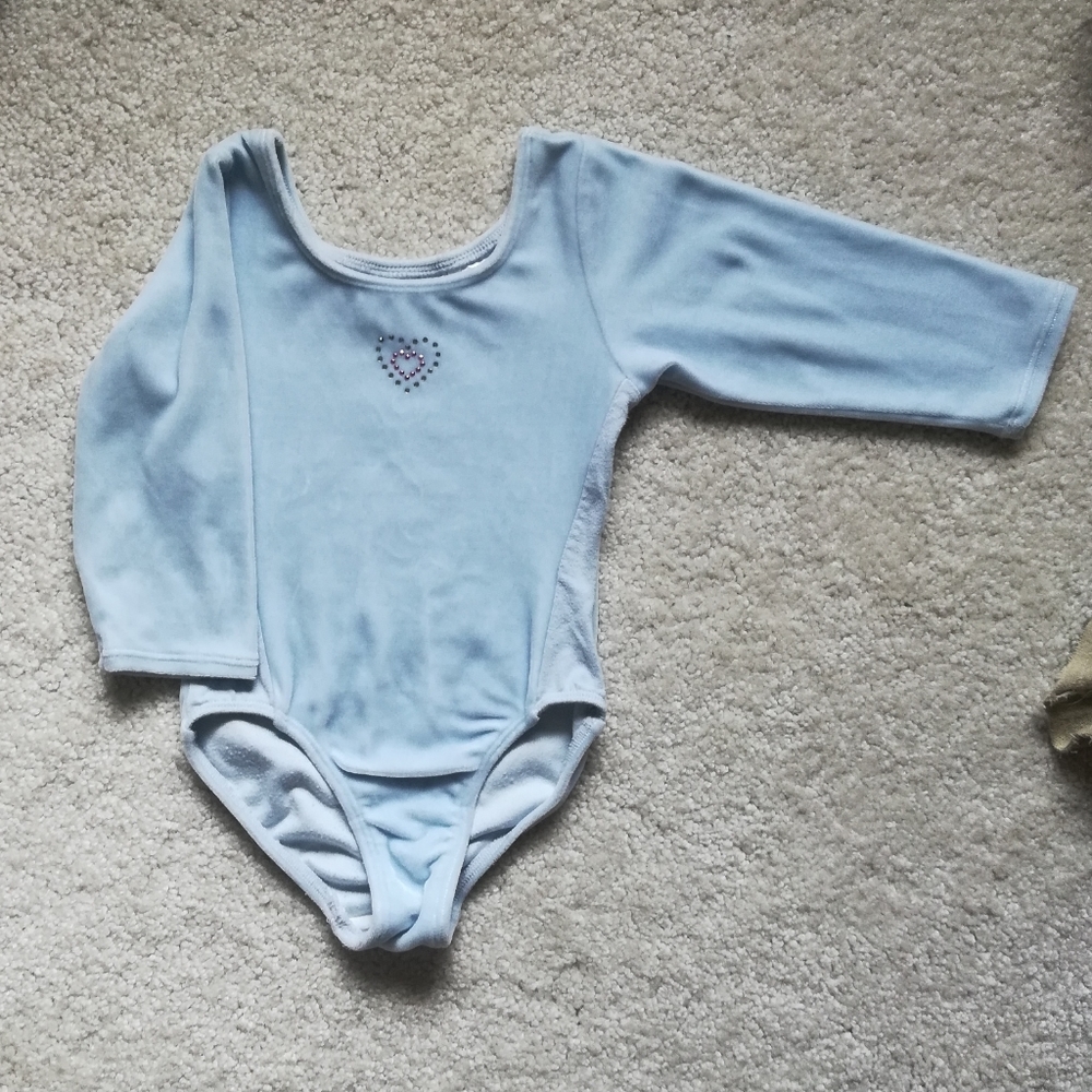Light Blue Long Sleeve Leotard